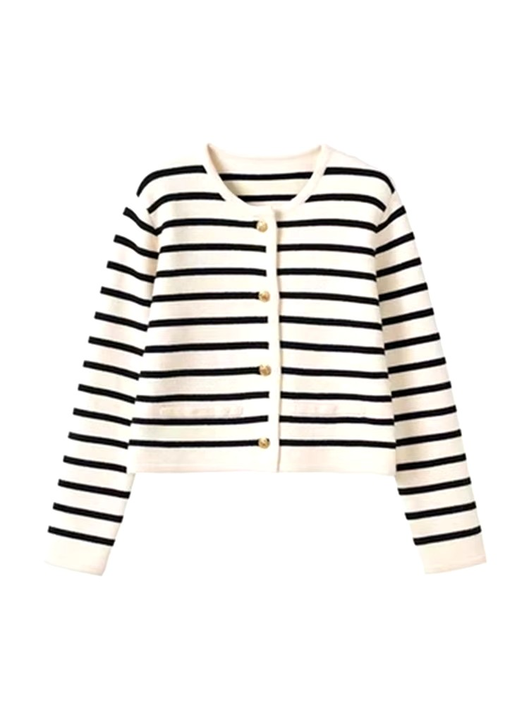 Gestreifter Cardigan