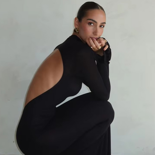Noir Maxikleid