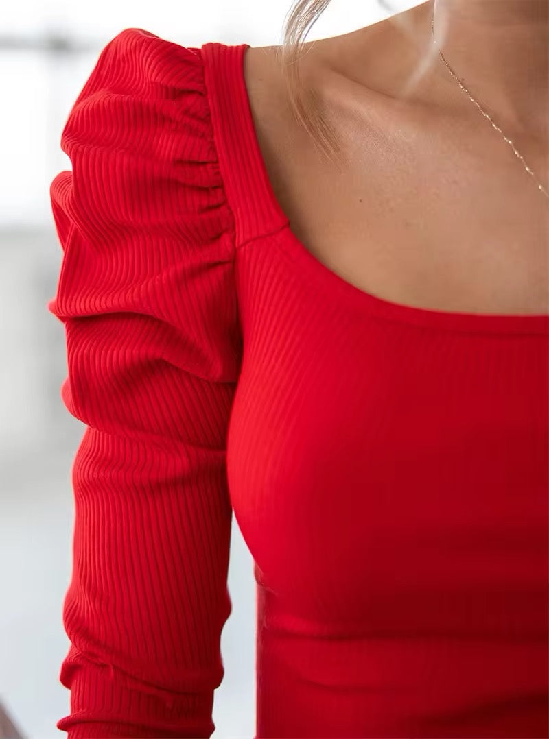 Stylischer Knopfpullover