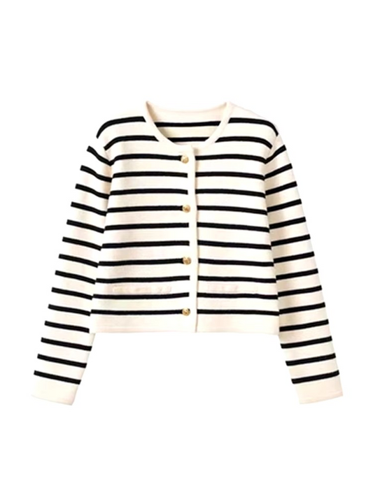 Gestreifter Cardigan